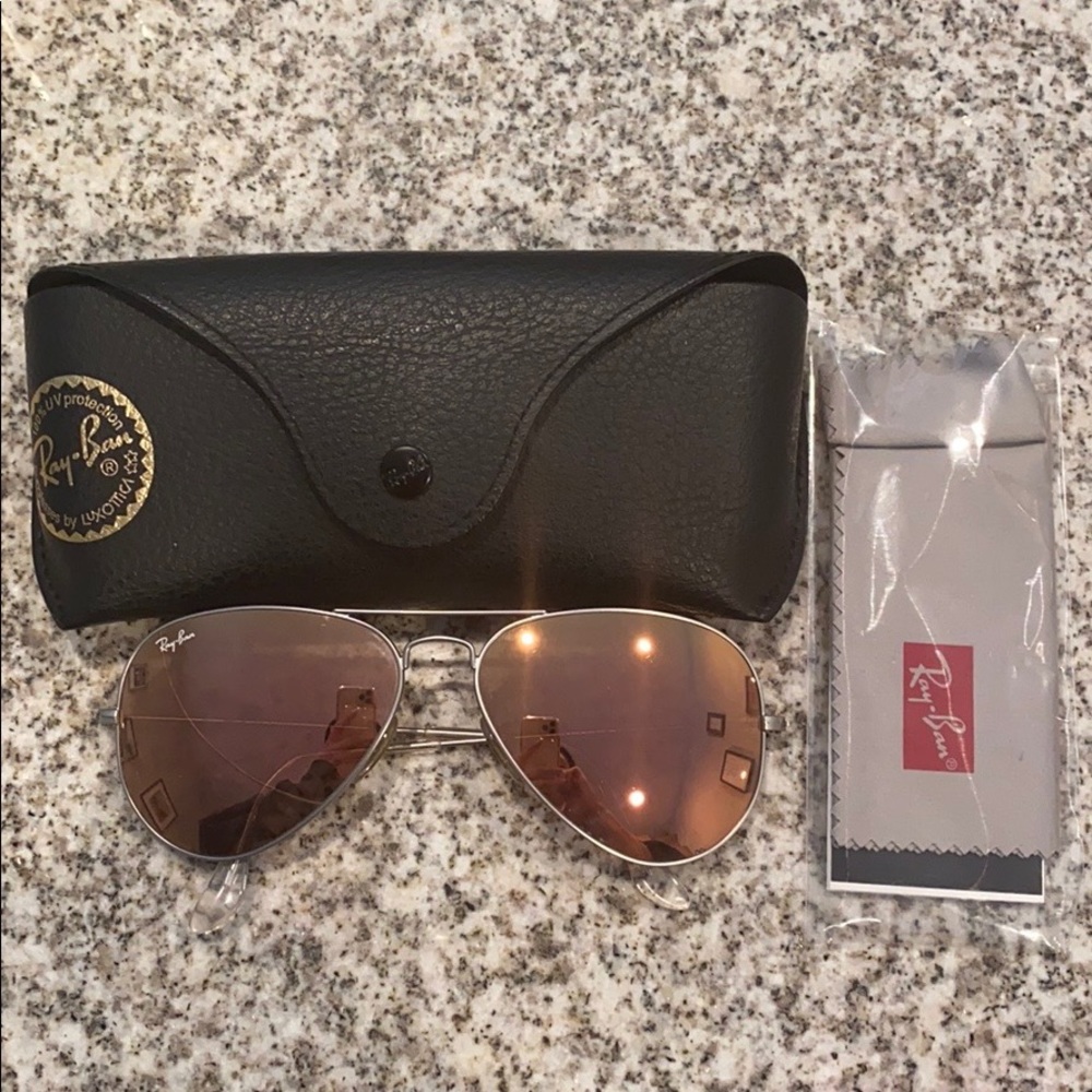 Ray-Ban Aviator Flesh Lenses